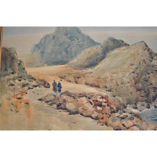 G. Masson a Charming Belle Époque View of Brittany’s Legendary Pointe Du Raz, Captured in 1900 For Sale - Image 11 of 11