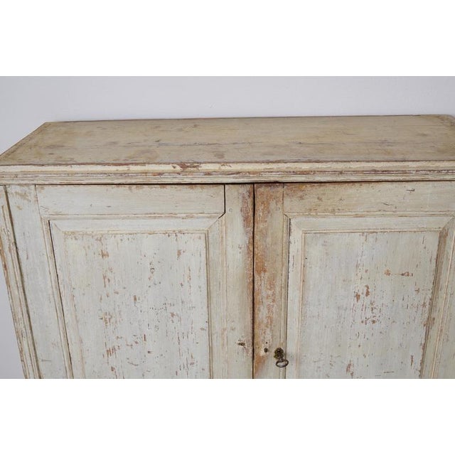 Swedish Sideboard with Original Light Paint For Sale - Image 10 of 13