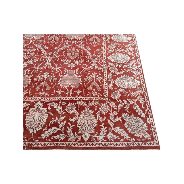 2010s Handwoven Transitional Area Rug 8x9 For Sale - Image 5 of 12