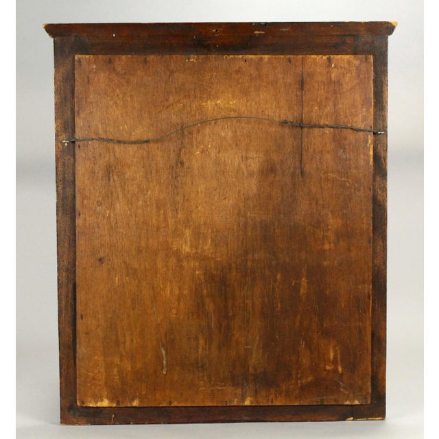 Light Yellow Mid 1800's Needlework Gros & Petit Point, Biblical Scene in Carved Frame For Sale - Image 8 of 9