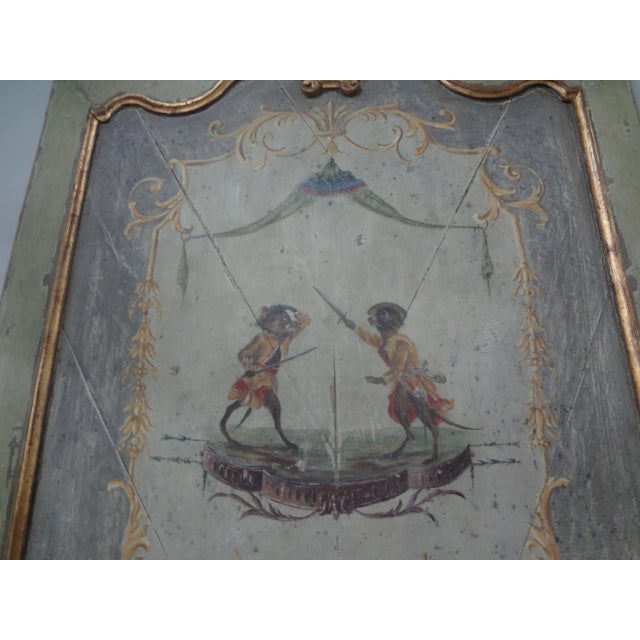 18th Century French Louis XVI Boiserie Trumeau Mirror For Sale In Houston - Image 6 of 8