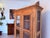 Antique Farmhouse Display Cabinet in Natural Wood For Sale - Image 5 of 10