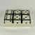 Vintage Large White Enamel Over Wood Dice Set With Tray- 7 Pieces For Sale - Image 10 of 10