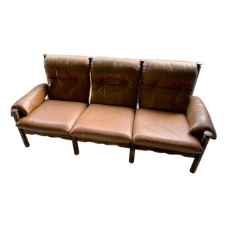 Mid-Century Brutalist Sofa in the style of Sergio Rodrigues, 1960s For Sale