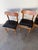 1960s Set of 4 Danish Teak Dining Chairs With Black Leather Seats | Mid-Century Modern 1960s For Sale - Image 5 of 9