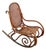 Late Victorian Oak & Caine Scrolling Rocking Chair Attributed to Thonet No. 4 For Sale