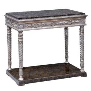 Swedish Silvered Console Table