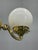 Art Deco Pendant Light in Brass and Opaline Glass, 1930s For Sale - Image 9 of 13