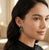 Natural 4.57cts Emerald & 0.08cts Diamond Earring in 14k Gold For Sale In New York - Image 6 of 8