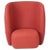 Haven Lounge Chair in Apple Red by Warm Nordic For Sale