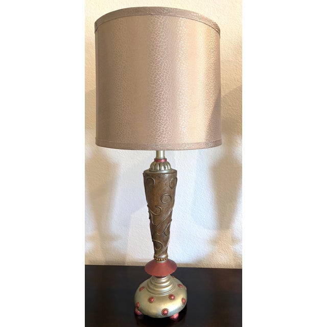 A Pair (2) of Absolutely Whimsical, Charming 30" Table Lamps For Sale - Image 12 of 13
