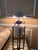 Postmodern 1980s Postmodern Max Blumberg Amphora Urn Ceramic Table Lamp With Metal Coolie Shade For Sale - Image 3 of 12