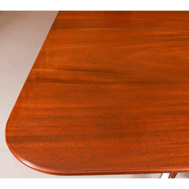 1980s Vintage Triple Pillar Dining Table by William Tillman, 1980s For Sale - Image 5 of 18