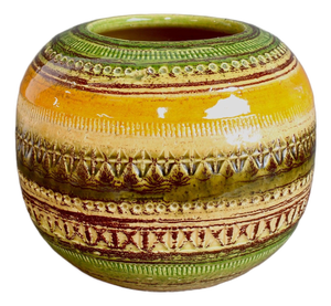 Mid-Century Modern Italian Ceramic Vase by Aldo Londi for Bitossi, 1960s