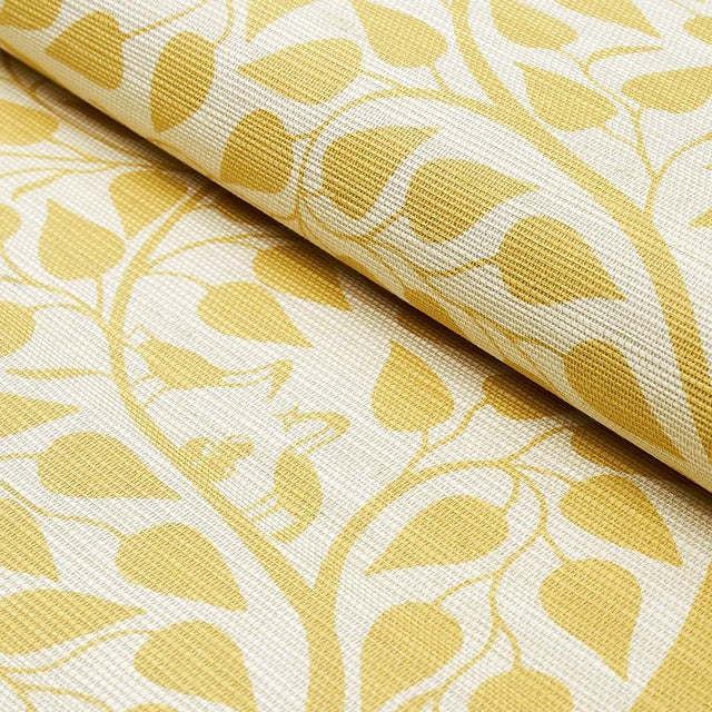 Not Yet Made - Made To Order SAMPLE - Schumacher Kayon Sisal Panel In Soft Yellow For Sale - Image 5 of 5