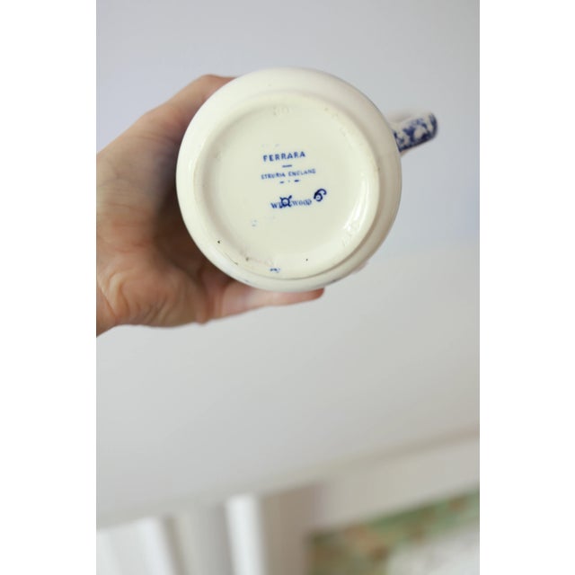 This lovely small Wedgwood pitcher dates from the early 1900's and is a rare find these days. This vessel is part of the...