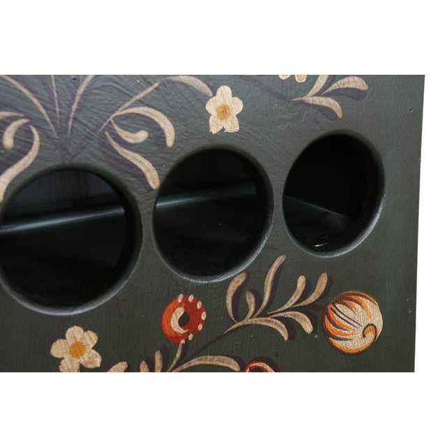 Late 20th Century Spanish Artisanal Wine Rack Cabinet For Sale In Tampa - Image 6 of 8
