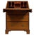Antique Early 20th Century English Edwardian Golden Oak Bureau For Sale - Image 14 of 14