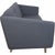 Børge Mogensen No. 1 three-seater sofa upholstered in grey Breeze Fusion fabric, and with legs of oak. The sofa is from...