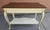 French Provincial Style Partial Gilt and Enamel Painted Console Table For Sale - Image 4 of 6