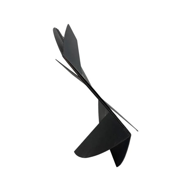 Abstract Abstract Enamel and Metal Disk Sculpture by Magels Landette For Sale - Image 3 of 13