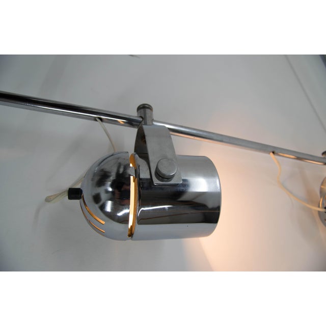 1970s Adjustable Ceiling Light attributed to Indra, 1970s For Sale - Image 5 of 14