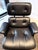 Authentic Herman Miller Eames Lounge Chair and Ottoman set, manufactured in 2017, featuring black leather upholstery and a...