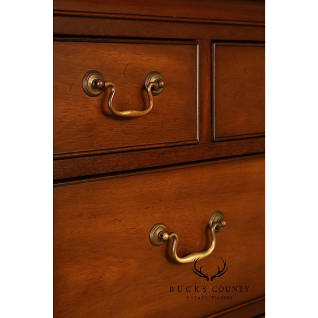 Kittinger Mahogany 10 Drawer Chippendale Style Chest-on-Chest Tall Dresser For Sale - Image 11 of 18