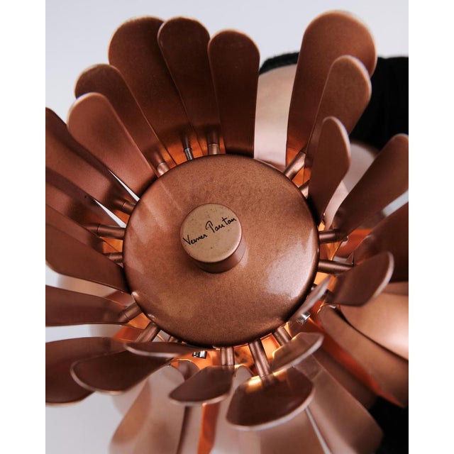 Onion Copper Table Lamp by Verner Panton, 1970s For Sale - Image 9 of 10