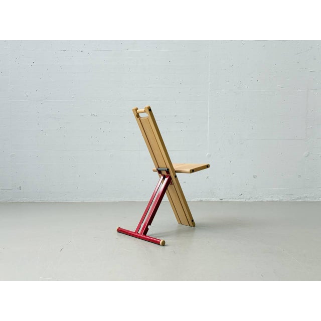 Grasshopper Folding Chair by Torstein Nilsen for Møremøbler, Norway, 1982 For Sale - Image 9 of 16