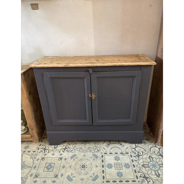 Vintage Savoyard Buffet in Midnight Blue, 1930s For Sale - Image 3 of 9
