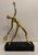 Us Open Tennis Player Sculpture in Solid Brass on Marble Base For Sale In New York - Image 6 of 12
