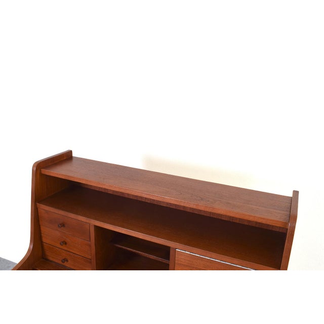 Mid-Century Danish Teak Secretary, 1960s. For Sale - Image 11 of 18
