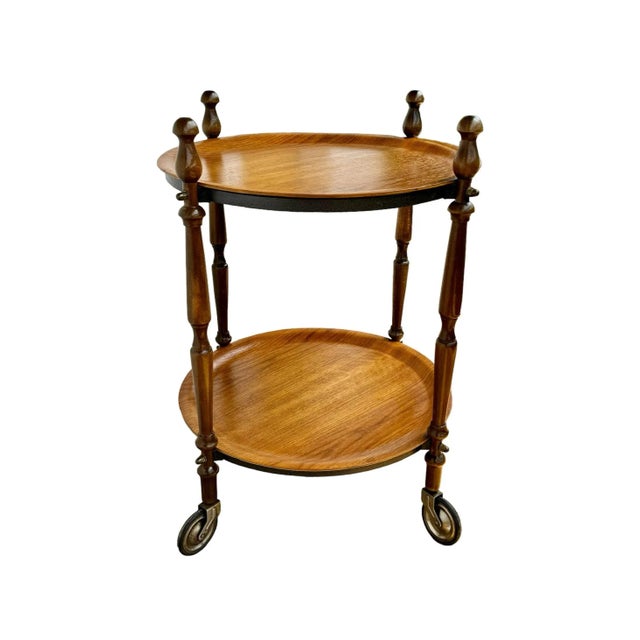 Danish Round Trolley, 1960s For Sale - Image 4 of 9