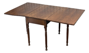 Antique 19th Century Solid Cherry Sheraton Gateleg Table