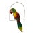 Spectacular Sergio Bustamante Style 22” Parrot Hanging Sculpture, Attributed For Sale