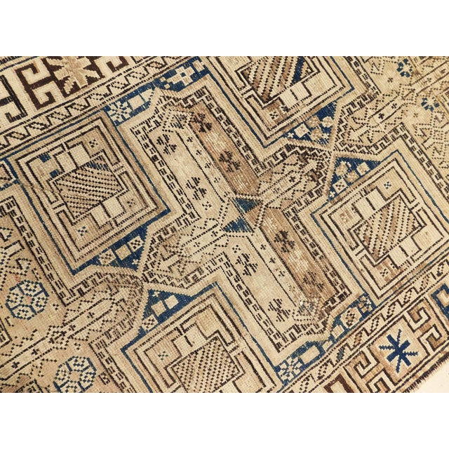 Textile Antique Caucasian Kazak Rug. 3'3"x 4'8" For Sale - Image 7 of 18