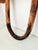 19th Century Hand Hewn Double Ox Yoke With Original Bentwood Bows & Hand Forged Iron Hardware For Sale In Atlanta - Image 6 of 12