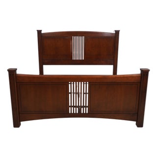 Stickley 21st Century Cherry King Size Bed For Sale
