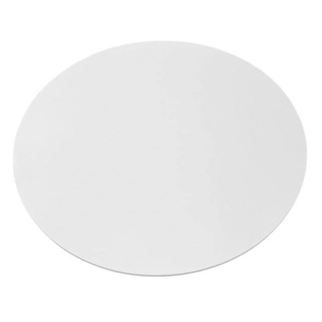 Modern Pine Skirt Round Dining Table For Sale - Image 3 of 7