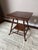 Antique Solid Wood Barley Twist Lamp Side/Table With Claw Feet After Merklen Furniture Company For Sale - Image 9 of 12