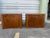Brown Pair of 70's Watterfall Rattan Nightstands Manner of Gabriella Crespi - A Pair For Sale - Image 8 of 9