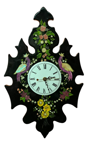 Vintage Handmade Wall Clock, 1960s