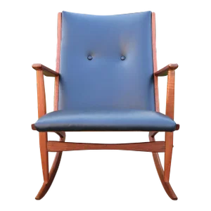 1960s Danish Mid Century Teak Rocking Chair