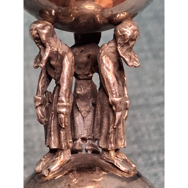 Antique Russian Silver Torah Pointer Yad With Lion Finial and Grapevine Motif, Moscow 1878 For Sale - Image 14 of 18