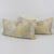 This is a lovely set of two damask throw pillows. These lumbar pillows are covered with a textured naturalist design in...