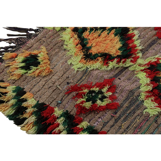 Rug & Kilim Vintage Moroccan Runner Rug With Colorful Diamond Medallions, From Rug & Kilim For Sale - Image 4 of 7