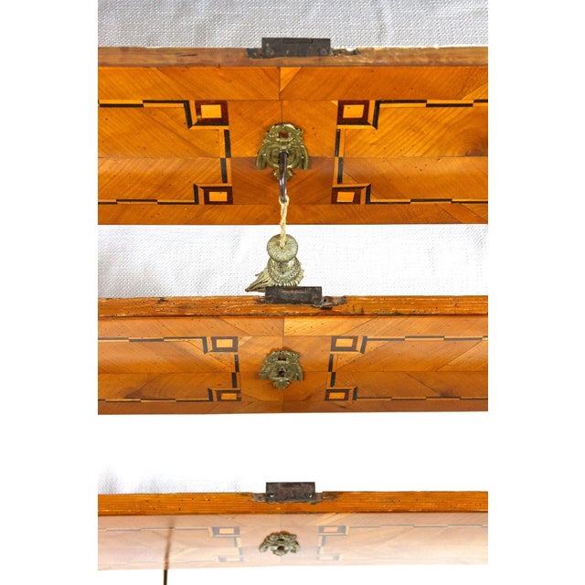 Wood Josephinism Period Cherry Chest of Drawers, Austria, 1790 For Sale - Image 7 of 17
