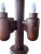 Mid-Century Modern Madeline 1970's Mid Century Modern Cactus Table Lamp For Sale - Image 3 of 9
