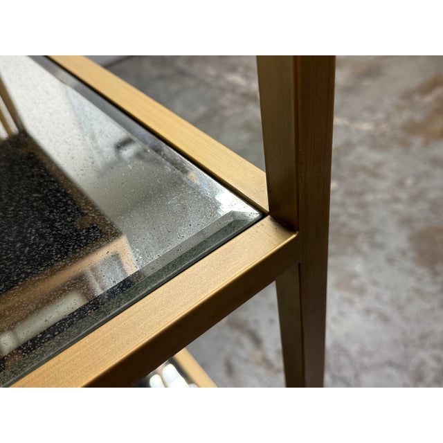 Gold Coco Republic Haarlem Shelving Unit For Sale - Image 8 of 12